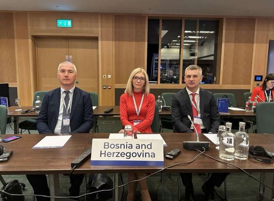 Članovi Kolegijuma Sekretarijata PS BiH na sjednici generalnih sekretara parlamenata u Dablinu