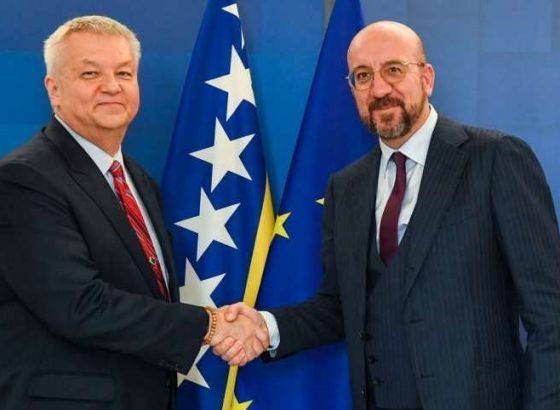 Kesić predao akreditivna pisma predsjedniku Evropskog vijeća Charlesu Michelu