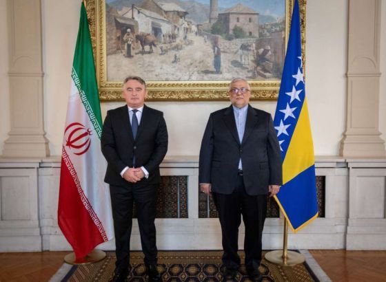Komšić primio akreditivno pismo novoimenovanog ambasadora Islamske Republike Iran u BiH