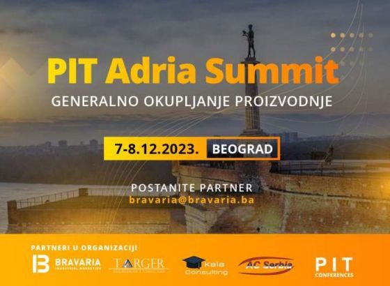 U Beogradu 7. i 8. decembra regionalni 'PIT Adria Summit 2023'