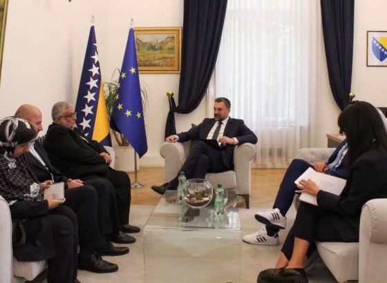 Konaković primio u nastupne posjete novoimenovane ambasadore Irana, Katara i Švedske