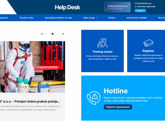 Udruženje poslodavaca FBiH pokrenulo Help desk za upravljanje zaštitom na radu