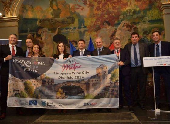 Mostar službeno preuzeo titulu Europskog grada vina Dionisio