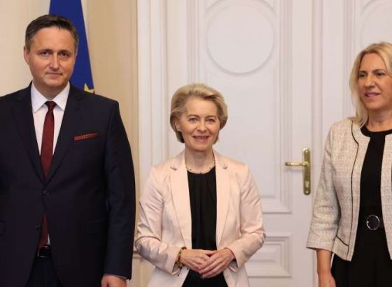 Bećirović i Cvijanović s Ursulom von der Leyen: Napredak u reformama i podrška članstvu BiH u EU