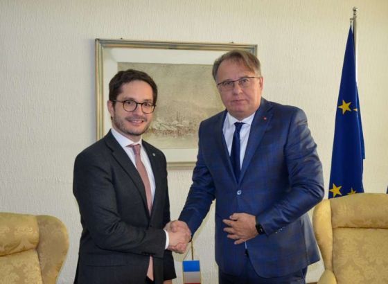 Nikšić s ambasadorom Francuske u BiH - Puna podrška reformama na evropskom putu