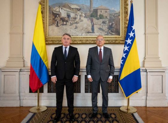 Komšić i novi ambasador Kolumbije o razvoju bilateralnih odnosa između dvije zemlje
