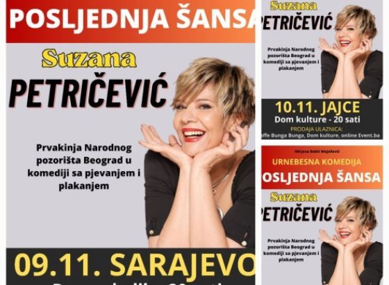 URNEBESNA KOMEDIJA: "Posljednja šansa", predstava uz koju se smije, pjeva i plače publika širom regije