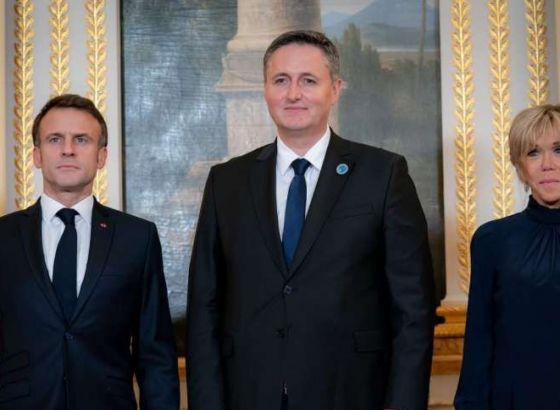 Bećirović na poziv predsjednika Francuske prisustvovao svečanoj večeri u Jelisejskoj palati