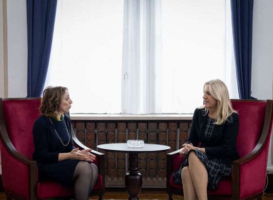 Cvijanović s ambasadoricom Grčke u BiH o unapređenju privrednih veza i političkim temama