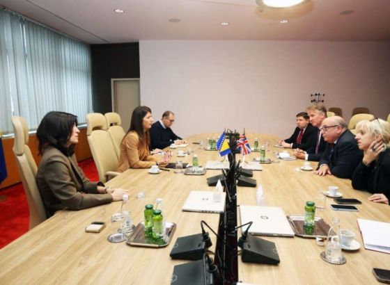 Filipović i Ćudić razgovarale sa specijalnim izaslanikom premijera Velike Britanije