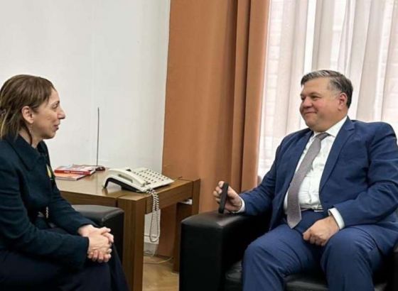 Brkić primio u nastupnu posjetu ambasadoricu Grčke