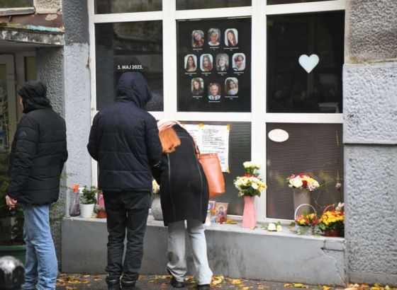 Prosvjed roditelja djece ubijene u 'Ribnikaru' u Beogradu