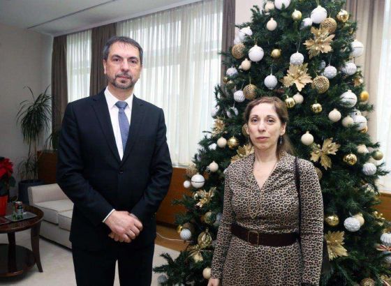 Čavara primio u nastupni posjet ambasadoricu Republike Grčke u BiH