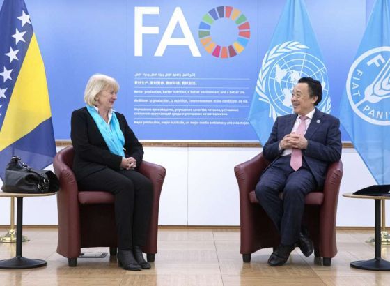 Arifović-Harms predala akreditive generalnom direktoru FAO-a