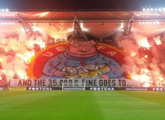 Navijači Legije poručili UEFA: Psi laju, karavani prolaze