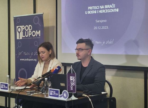 Koalicija 'Pod lupom' predstavila izvještaj o rezultatima istraživanja o pritiscima na birače u BiH