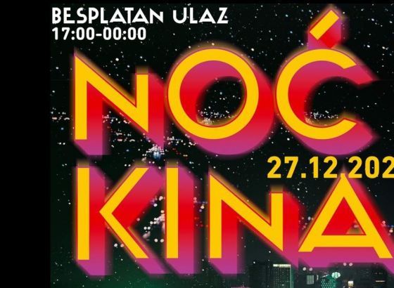Noć kina  u srijedu, 27. decembra: Besplatan ulaz građanima i turistima Sarajeva
