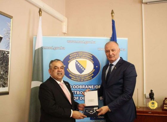 Oproštajni susret pakistanskog ambasadora u BiH sa Helezom:Naša saradnja je na izuzetno visokom nivo