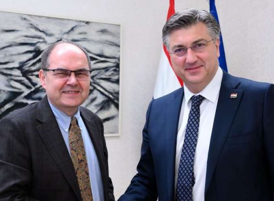 Plenković i Schmidt održali sastanak u Zagrebu