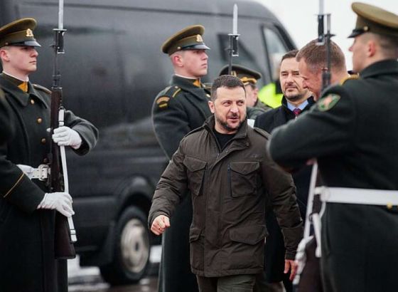 Zelenski doputovao u Litvaniju u prvu stanicu baltičke turneje