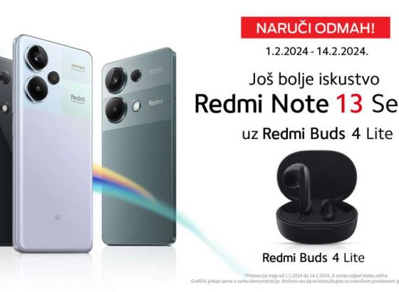 Još bolje iskustvo Redmi Note 13 serije