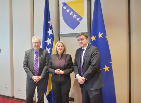 Krišto i O'Brien razgovarali o odnosima u BiH i aktualnim temama, te o evropskom putu BiH