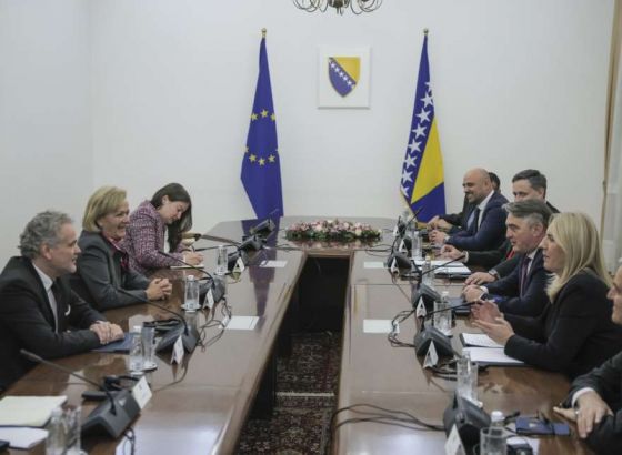 Eichhorst u Predsjedništvu BiH: Iskoristiti povoljan trenutak za dobijanje početka pregovora