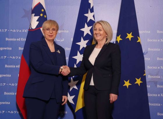 Krišto s predsjednicom Republike Slovenije Pirc Musar razgovarala o evropskim integracijama BiH