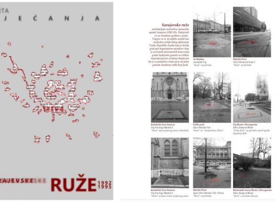 Zavod za zaštitu naslijeđa objavio kartu sjećanja 'Sarajevske ruže 1992-1995.'