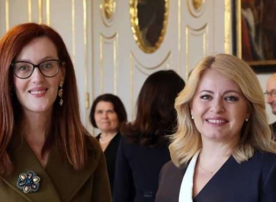 Ambasadorica Mlinarević se susrela se s predsjednicom Slovačke Zuzanom Čaputovom