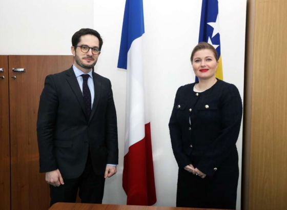 Karamehić-Abazović - Delmas: Republika Francuska podržava evropski put BiH