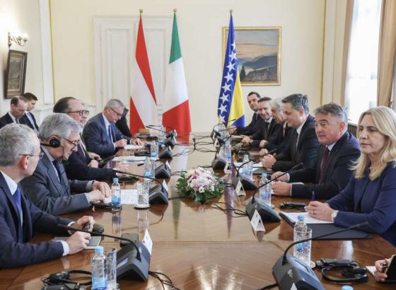 Članovi Predsjedništva BiH primili ministre vanjskih poslova Italije i Austrije