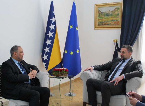 Ministar Konaković primio u nastupnu posjetu ambasadora Kraljevine Bahrein za BiH