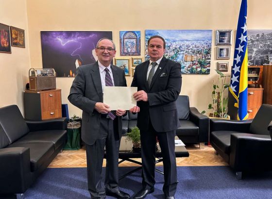 Novoimenovani ambasador Sjeverne Makedonije u BiH predao kopije akreditiva