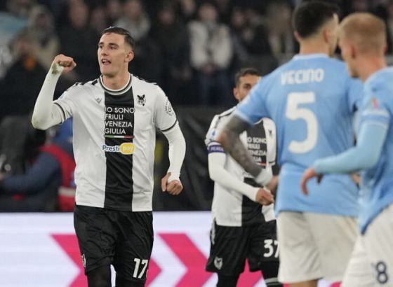 Lazio doživio četvrti poraz zaredom, Udinese odnio sva tri boda iz Rima