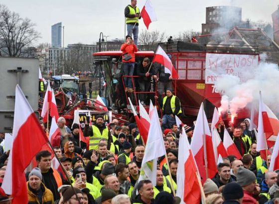 Poljski farmeri blokirali dva granična prelaza s Njemačkom