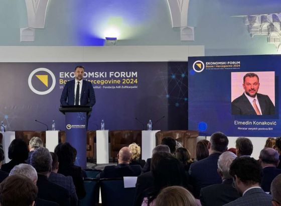 Konaković učestvovao na 8. Ekonomskom forumu Bosne i Hercegovine