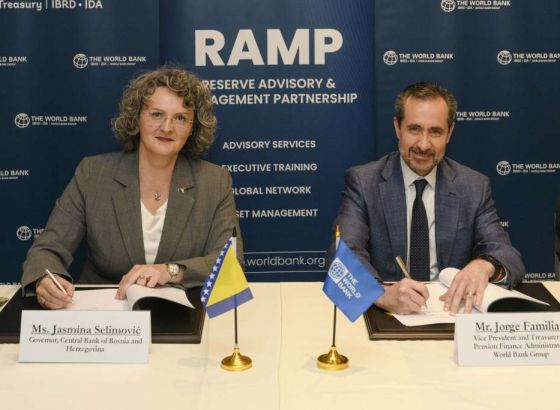 Centralna banka BiH se pridružuje RAMP-u Svjetske banke s ciljem unapređenja upravljanja rezervama