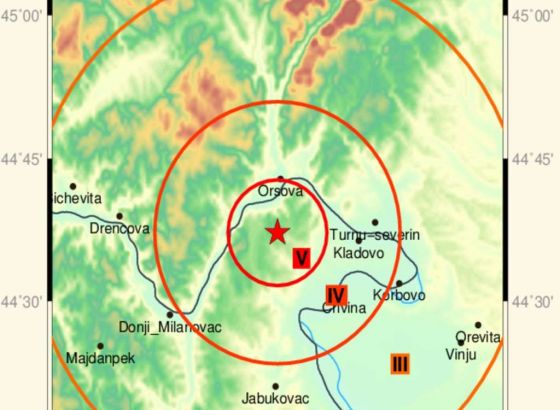 Srbija: Potres jačine 4,1 stupanj prema Richteru registriran na području Kladova