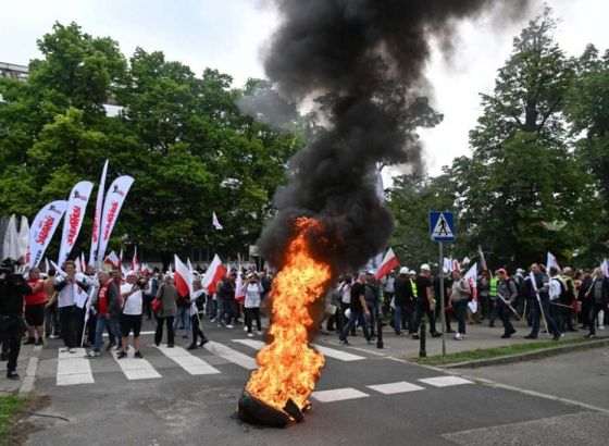 Poljski poljoprivrednici protestiraju protiv klimatskih politika EU