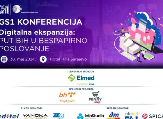 GS1 konferencija o digitalnoj ekspanziji 30. maja u Sarajevu