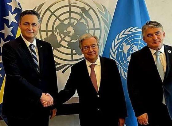 Bećirović i Komšić prisustvovat će danas u New Yorku sjednici Generalne skupštine UN-a