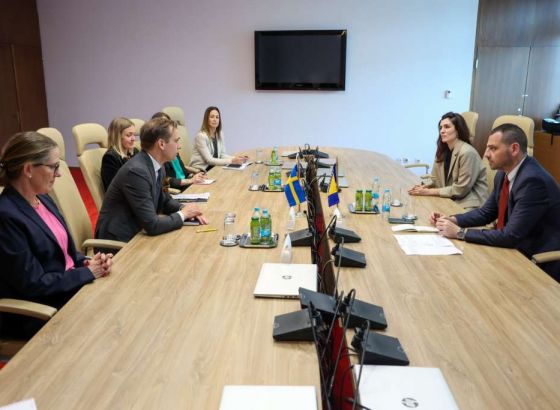 Magazinović i Ćudić s direktorom švedske Folke Bernadotte akademije o procesu pomirenja u BiH
