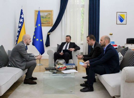Konaković razgovarao sa predstavnikom IFC za BiH i Crnu Goru Arminom Ridžalovićem