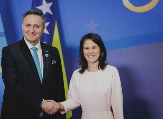 Bećirović - Baerbock: Njemačka je čvrsto uz Bosnu i Hercegovinu