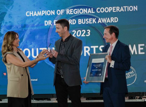 Sportske igre mladih dobile nagradu „Šampion regionalne saradnje dr Erhard Busek"