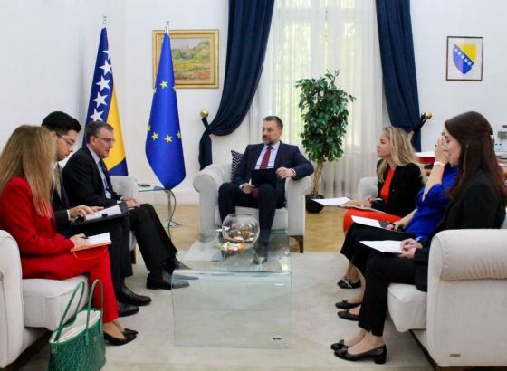 Konaković s ambasadorom Biggsom: Fokus BiH ostaje usmjeren na implementaciju ključnih prioriteta