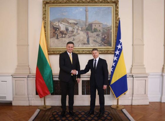 Bećirović primio akreditivno pismo ambasadora Republike Litvanije