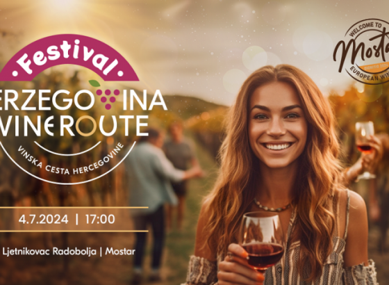 Festival Vinske ceste Hercegovine u četvrtak u Mostaru