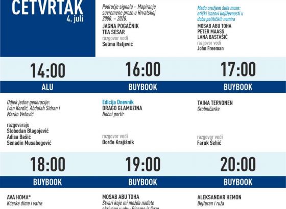 Drugi dan Festivala Bookstan donosi bogat sadržaj ljubiteljima knjige
